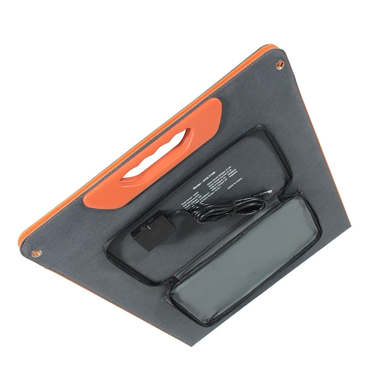 Încărcător solar de 100 W pentru camping