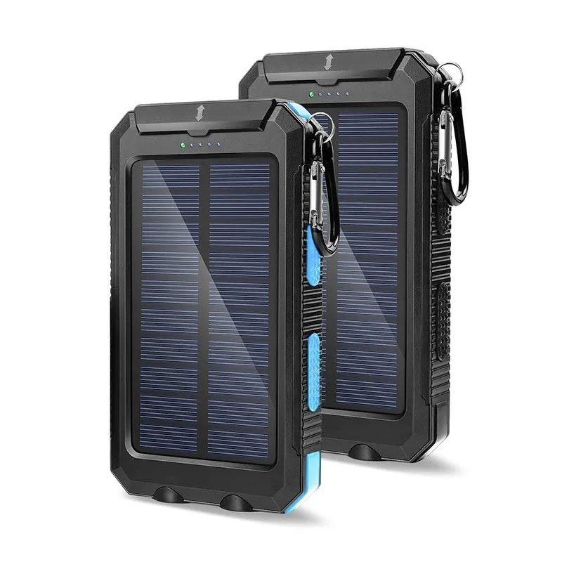 Power Bank cu panou solar de 20000 mAh